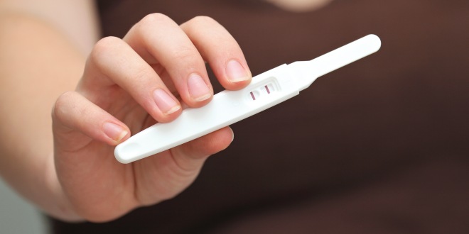 Test um eine Schwangerschaft zu diagnostizieren